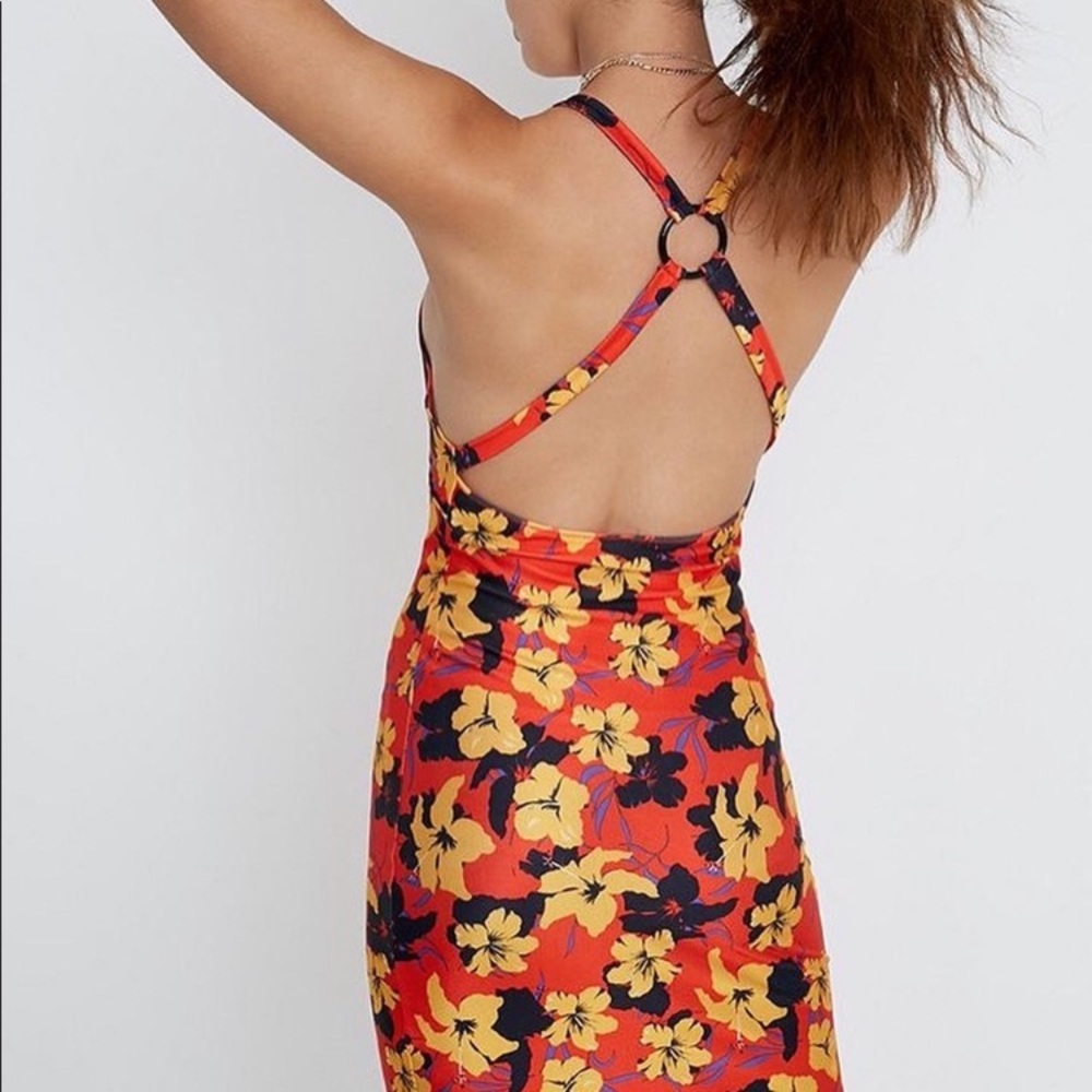 Urban Outfitters hibiscus dress